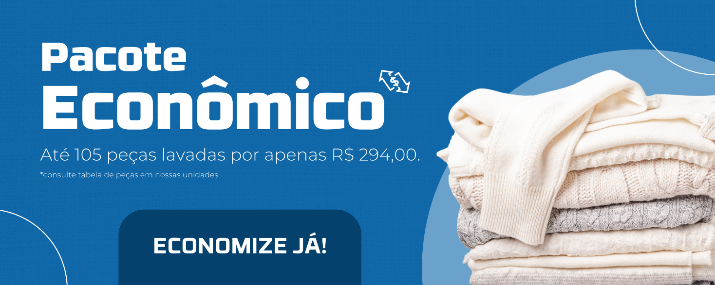 Banner LAVAGEM Economica